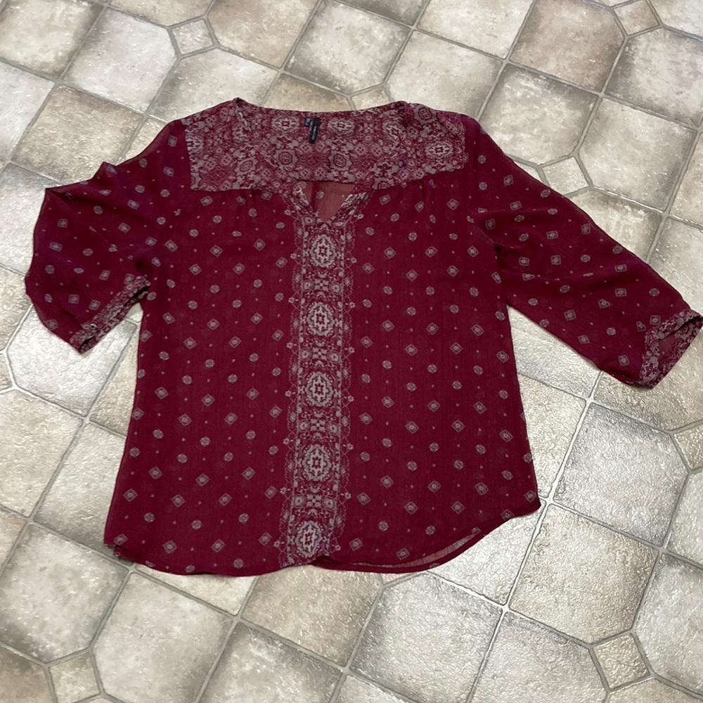 3/$15 Maurice's Boho Blouse XL